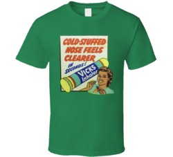 Vicks Inhaler Retro Ad T Shirt