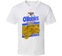 O'boisies Original Potato Snack Chips Retro Snack Food T Shirt