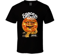 Space Dust Sizzling Candy Retro Sweets Foodie Worn Look T Shirt