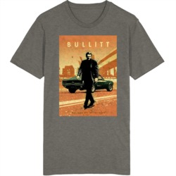 Bullitt Mustang 390 Vintage Movie T Shirt