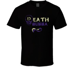 Death Bubba Cannabis Ganja Marijuana Strain Smoking Fan Worn Look T Sh