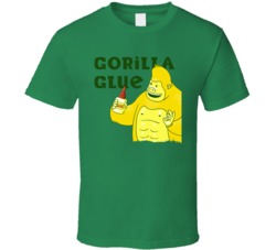 Gorilla Glue Weed Cannabis Ganja Marijuana Strain Smoking Fan T Shirt
