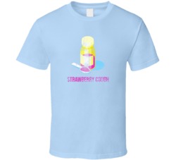 Strawberry Cough Cannabis Ganja Marijuana Strain Smoking Fan Worn Look