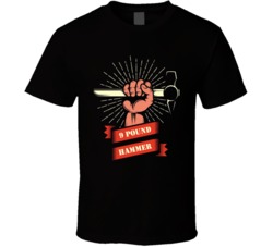 9 Pound Hammer Cannabis Ganja Marijuana Strain Smoking Fan T Shirt