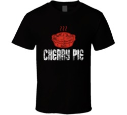 Cherry Pie Cannabis Ganja Marijuana Strain Smoking Fan Worn Look T Shi
