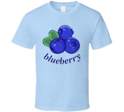 Blueberry Cannabis Ganja Marijuana Strain Smoking Fan T Shirt