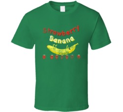 Strawberry Banana Cannabis Ganja Marijuana Strain Smoking Fan Worn Loo