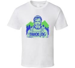 Tahoe Og Cannabis Ganja Marijuana Strain Smoking Fan T Shirt