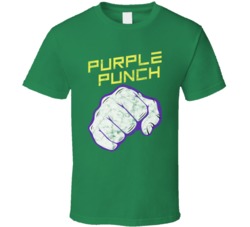 Purple Punch Cannabis Ganja Marijuana Strain Smoking Fan Worn Look T S