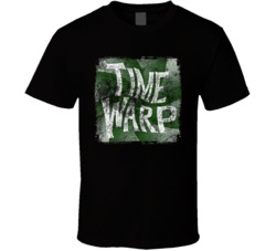 Time Warp Cannabis Ganja Marijuana Strain Smoking Fan Worn Look T Shir