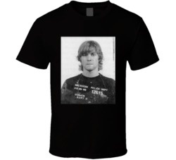 Kurt Cobain Mugshot T Shirt