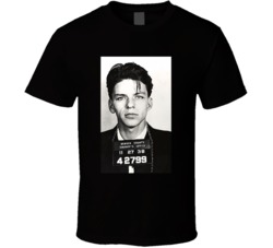 Frank Sinatra Mugshot Music Fan T Shirt