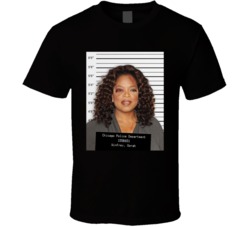 Chicago Police Department Oprag Winfrey Mugshot Funny T Shirt