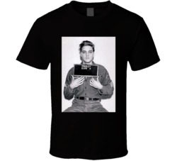 Elvis Presley Mugshot Music Fan T Shirt