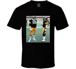 Jack Lambert Joe Greene Pittsburgh Steelers Football Fan T Shirt