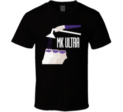 Mk Ultra Cannabis Ganja Marijuana Strain Smoking Fan T Shirt