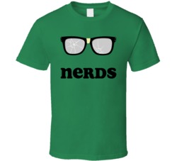 Nerds Cannabis Ganja Marijuana Strain Smoking Fan T Shirt