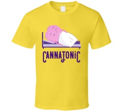 Cannatonic Cannabis Ganja Marijuana Strain Smoking Fan T Shirt
