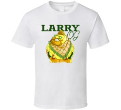 Larry Og Cannabis Ganja Marijuana Strain Smoking Fan T Shirt