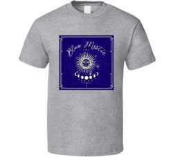 Blue Mystic Cannabis Ganja Marijuana Strain Smoking Fan T Shirt