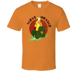 Agent Orange Cannabis Ganja Marijuana Strain Smoking Fan Worn Look T S