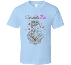 Chocolate Thai Cannabis Ganja Marijuana Strain Smoking Fan Worn Look T