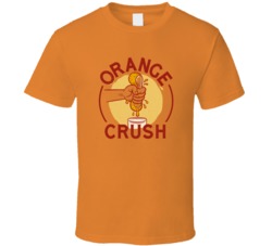 Orange Crush Cannabis Ganja Marijuana Strain Smoking Fan Worn Look T S