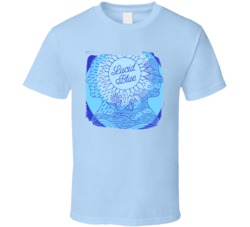 Lucid Blue Cannabis Ganja Marijuana Strain Smoking Fan T Shirt