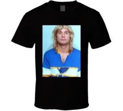 Ozzy Osbourne Mugshot Musician Rockstart Fan T Shirt