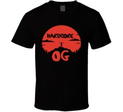 Hardcore Og Cannabis Ganja Marijuana Strain Smoking Fan T Shirt