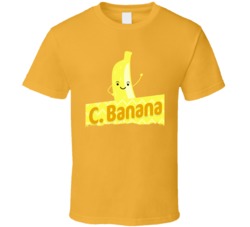 C Banana Cannabis Ganja Marijuana Strain Smoking Fan T Shirt