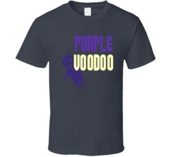 Purple Voodoo Cannabis Ganja Marijuana Strain Smoking Fan T Shirt