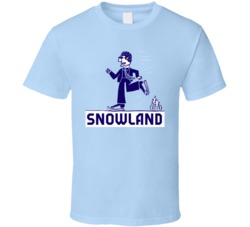 Snowland Cannabis Ganja Marijuana Strain Smoking Fan T Shirt
