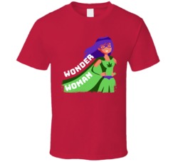 Wonder Woman Cannabis Ganja Marijuana Strain Smoking Fan Worn Look T S
