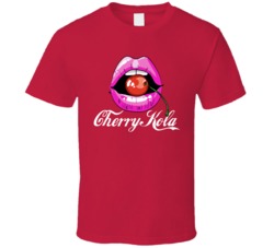 Cherry Kola Cannabis Ganja Marijuana Strain Smoking Fan T Shirt