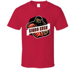 Kimbo Kush Cannabis Ganja Marijuana Strain Smoking Fan T Shirt