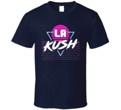 La Kush Cannabis Ganja Marijuana Strain Smoking Fan T Shirt