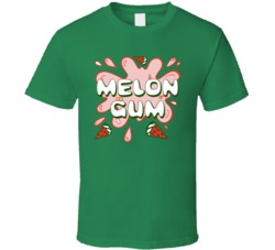 Melon Gum Cannabis Ganja Marijuana Strain Smoking Fan T Shirt