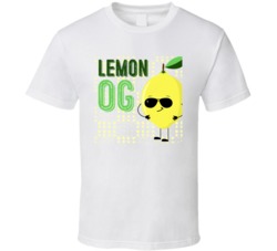 Lemon Og Cannabis Ganja Marijuana Strain Smoking Fan T Shirt