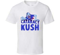 Cataract Kush Cannabis Ganja Marijuana Strain Smoking Fan T Shirt