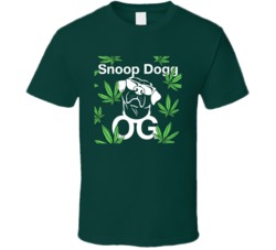 Snoop Dogg Og Cannabis Ganja Marijuana Strain Smoking Fan T Shirt