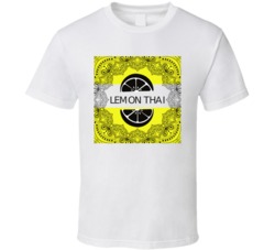 Lemon Thai Cannabis Ganja Marijuana Strain Smoking Fan T Shirt