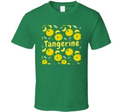 Tangerine Cannabis Ganja Marijuana Strain Smoking Fan T Shirt
