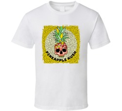 Pineapple Kush Cannabis Ganja Marijuana Strain Smoking Fan Worn Look T