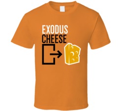 Exodus Cheese Cannabis Ganja Marijuana Strain Smoking Fan T Shirt