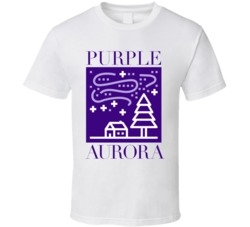 Purple Aurora Cannabis Ganja Marijuana Strain Smoking Fan T Shirt