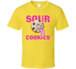 Sour Cookies Cannabis Ganja Marijuana Strain Smoking Fan T Shirt