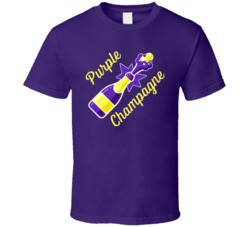 Purple Champagne Cannabis Ganja Marijuana Strain Smoking Fan T Shirt