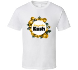 Tangerine Kush Cannabis Ganja Marijuana Strain Smoking Fan T Shirt
