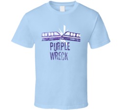 Purple Wreck Cannabis Ganja Marijuana Strain Smoking Fan Worn Look T S